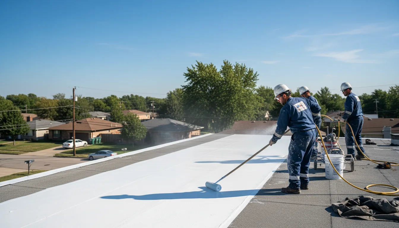 Commercial roof coating in Mermentau, LA near me